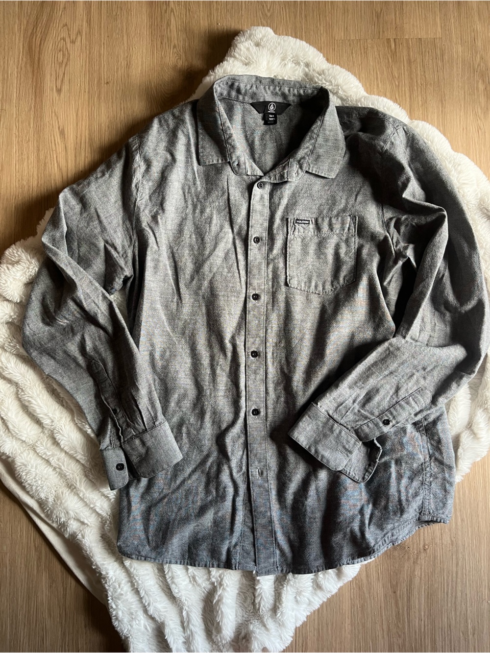 Volcom Black Chest Pocket Shirt